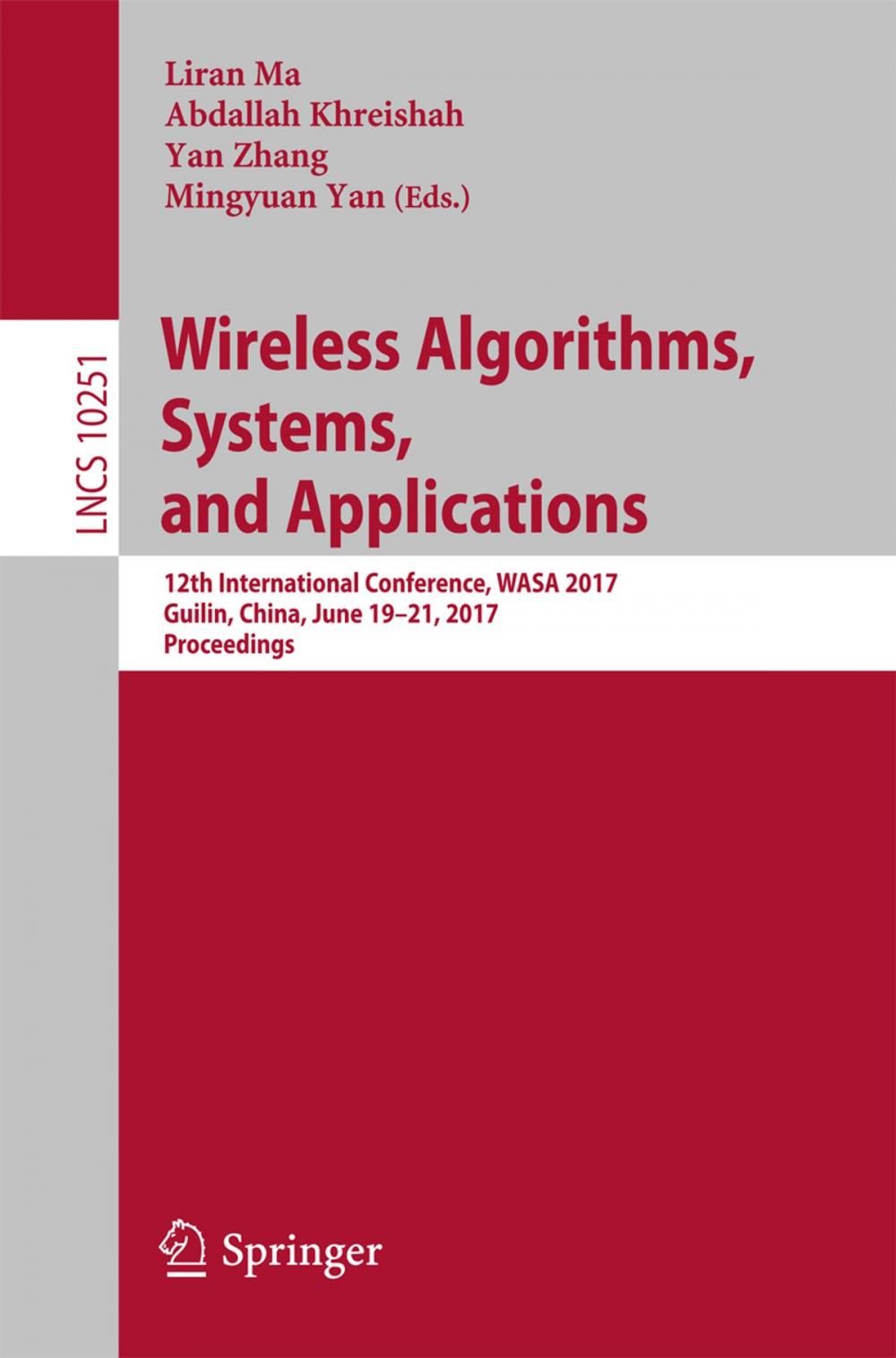 Big bigCover of Wireless Algorithms, Systems, and Applications