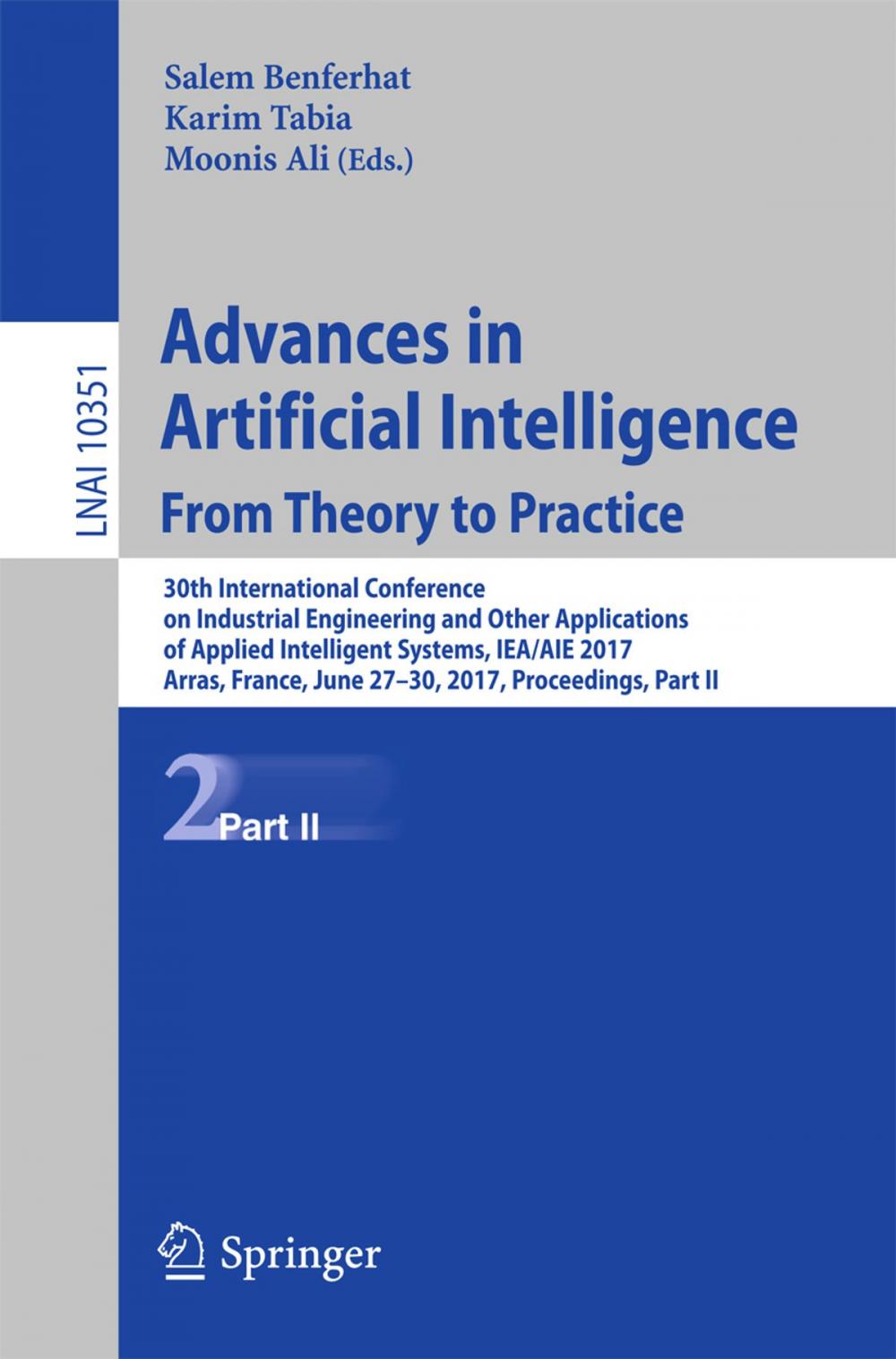 Big bigCover of Advances in Artificial Intelligence: From Theory to Practice