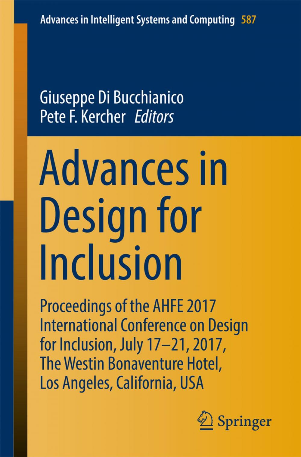 Big bigCover of Advances in Design for Inclusion