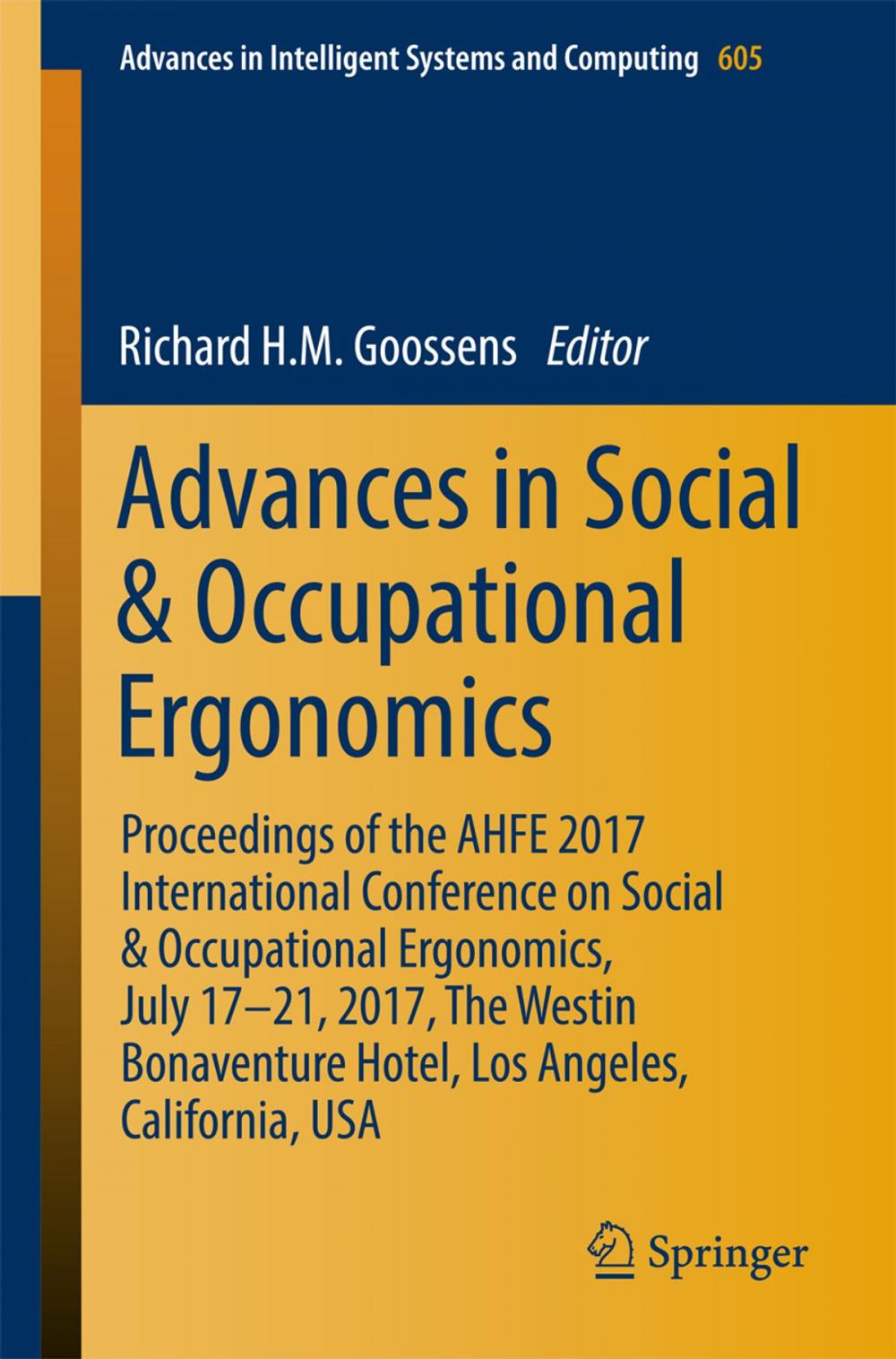 Big bigCover of Advances in Social & Occupational Ergonomics