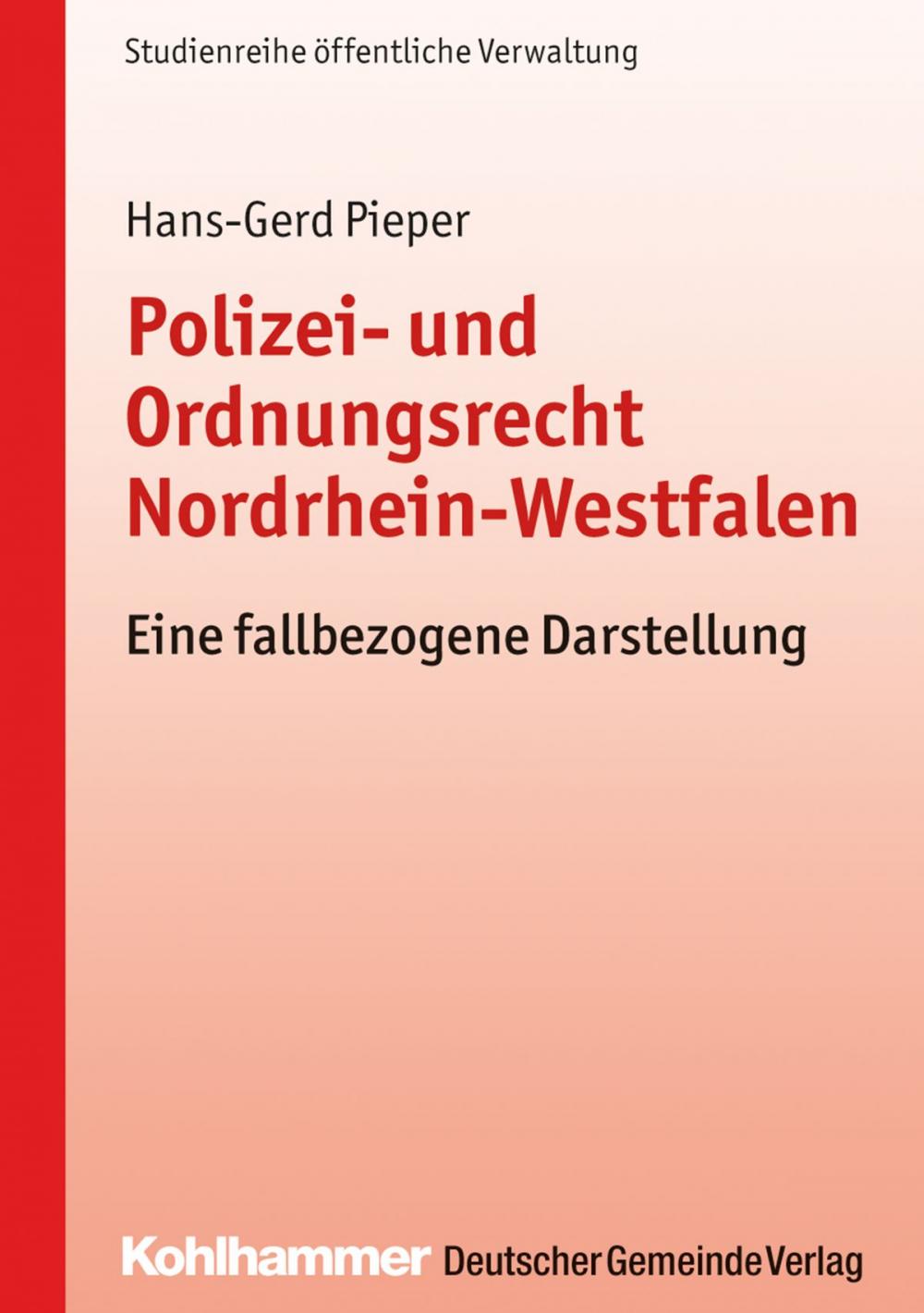 Big bigCover of Polizei- und Ordnungsrecht Nordrhein-Westfalen