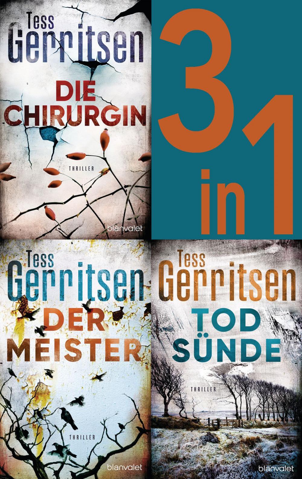 Big bigCover of Rizzoli & Isles Band 1-3: - Die Chirurgin / Der Meister / Todsünde (3in1-Bundle)