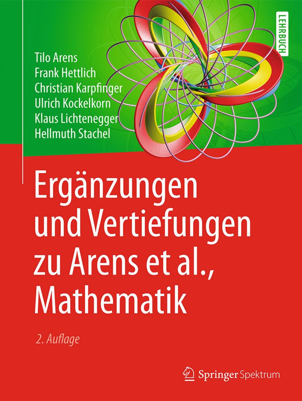 Big bigCover of Ergänzungen und Vertiefungen zu Arens et al., Mathematik