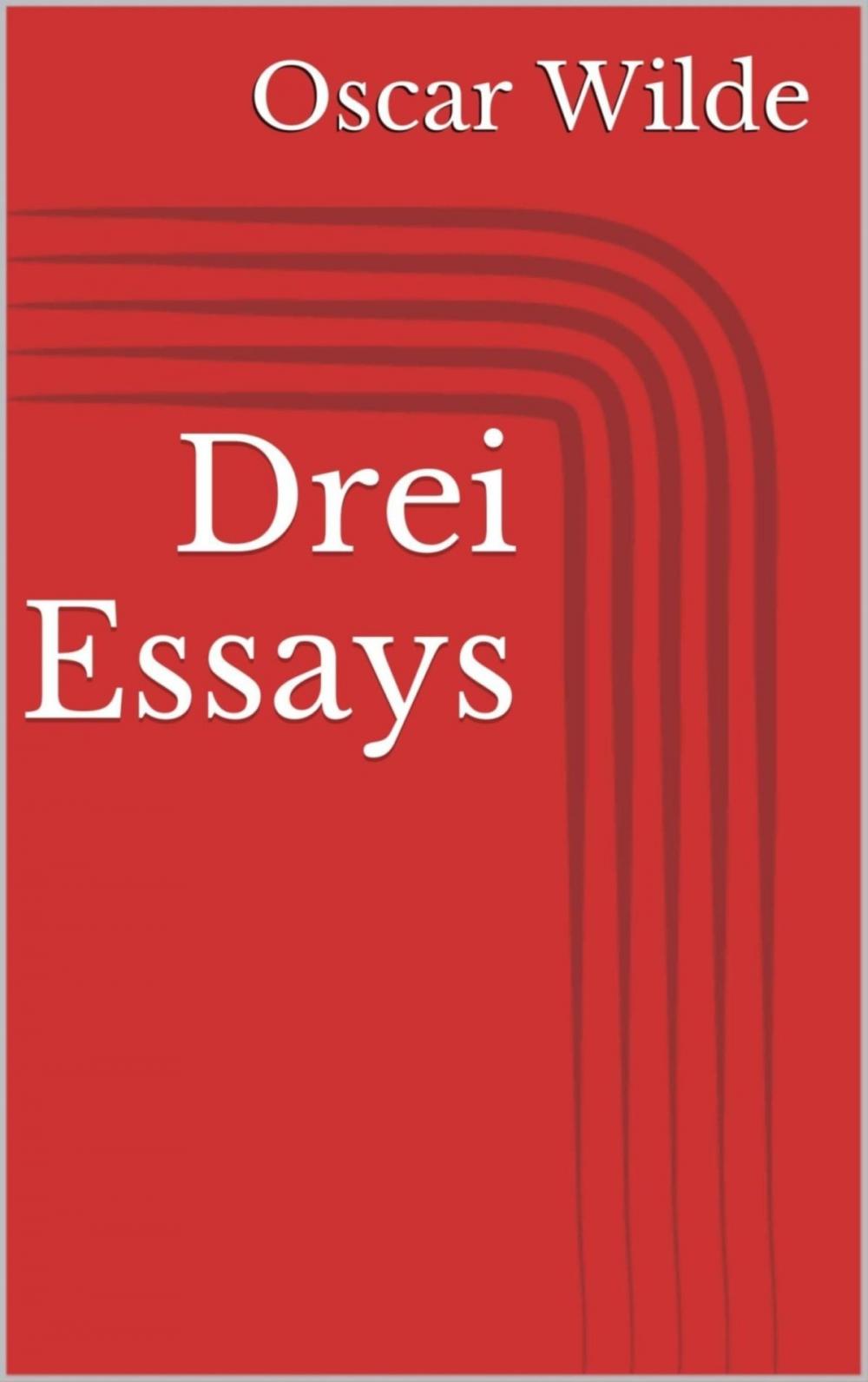 Big bigCover of Drei Essays