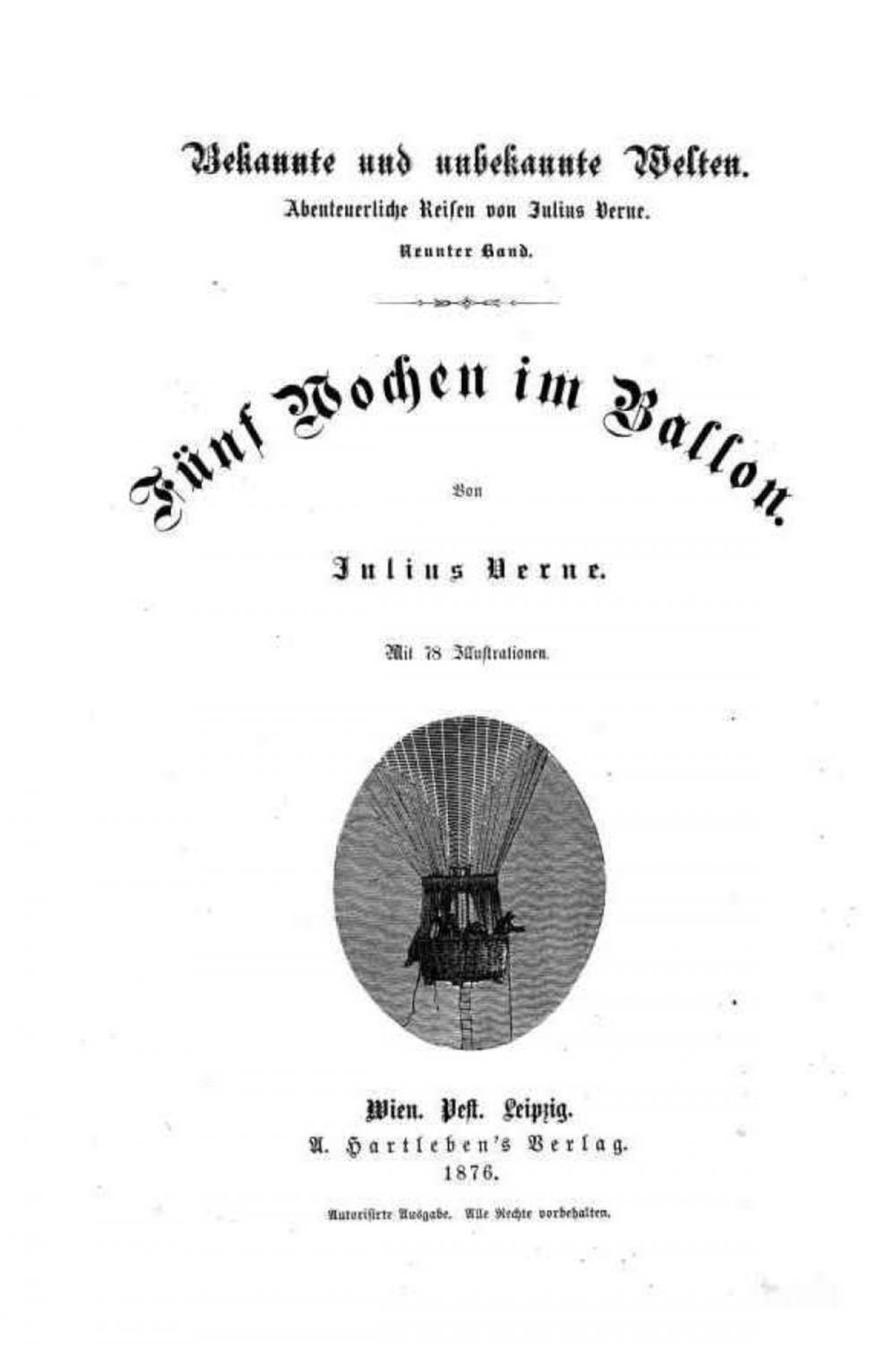 Big bigCover of Fünf Wochen im Ballon (Illustrierte Originalausgabe)