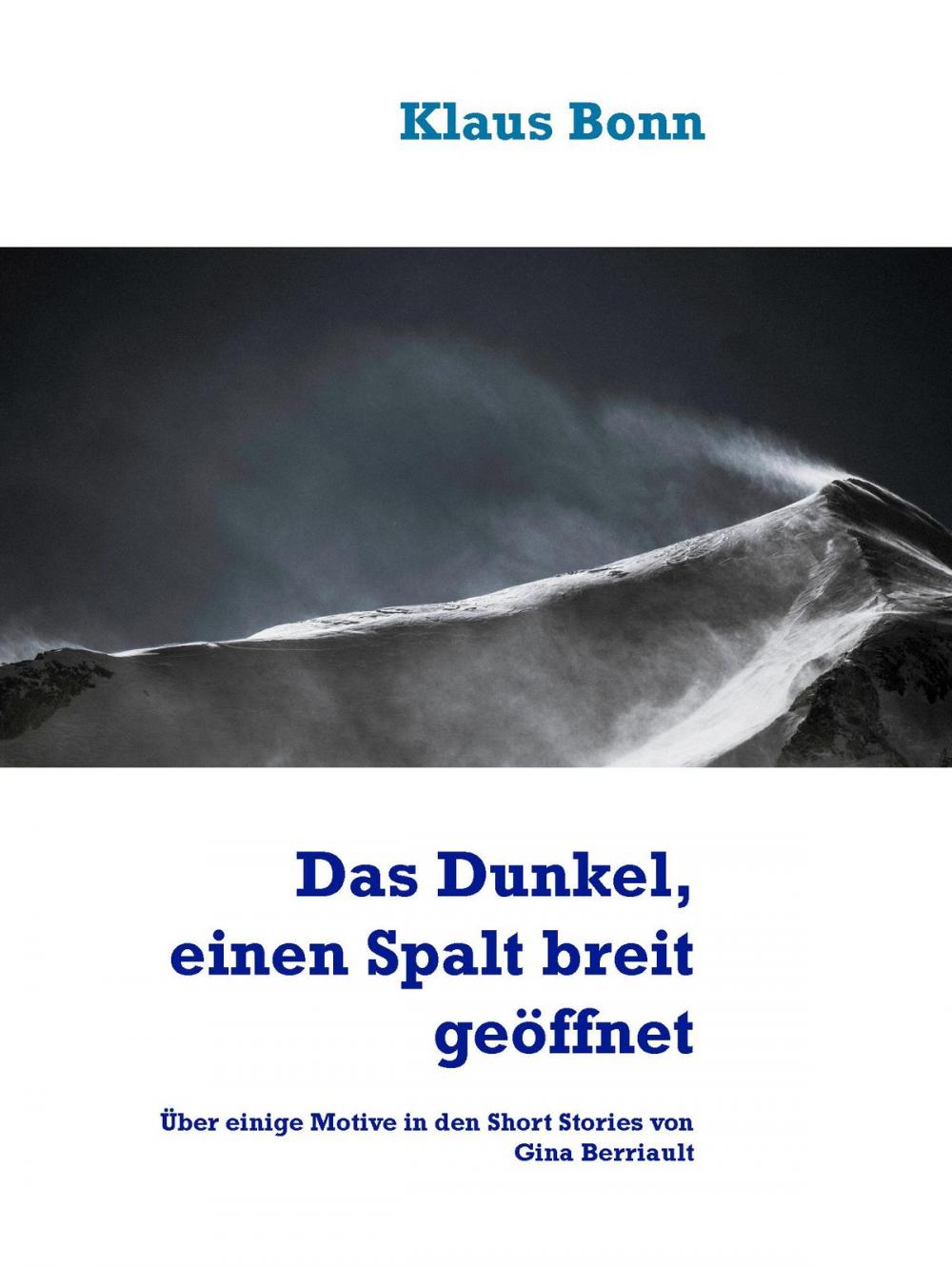 Big bigCover of Das Dunkel, einen Spalt breit geöffnet