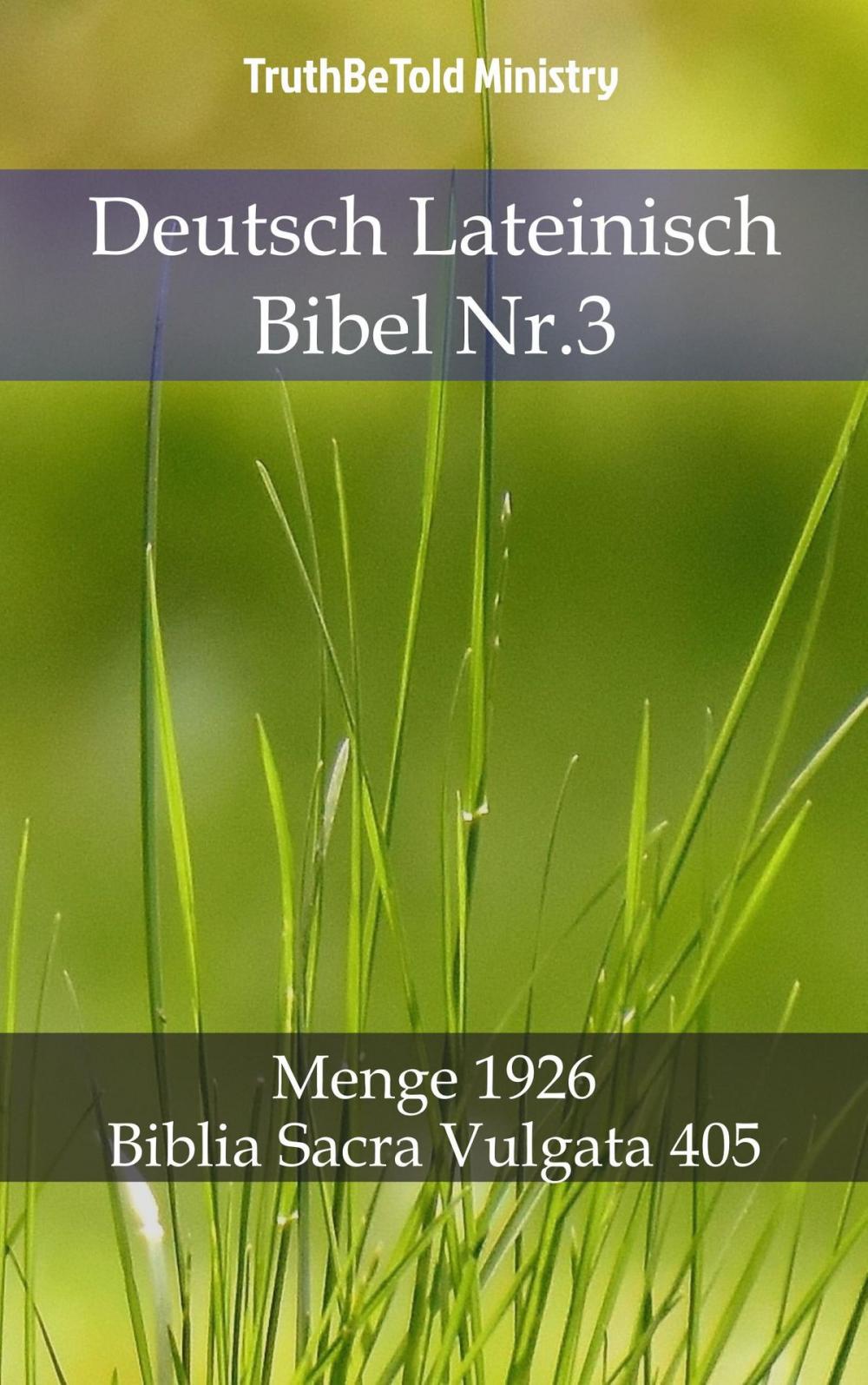 Big bigCover of Deutsch Lateinisch Bibel Nr.3