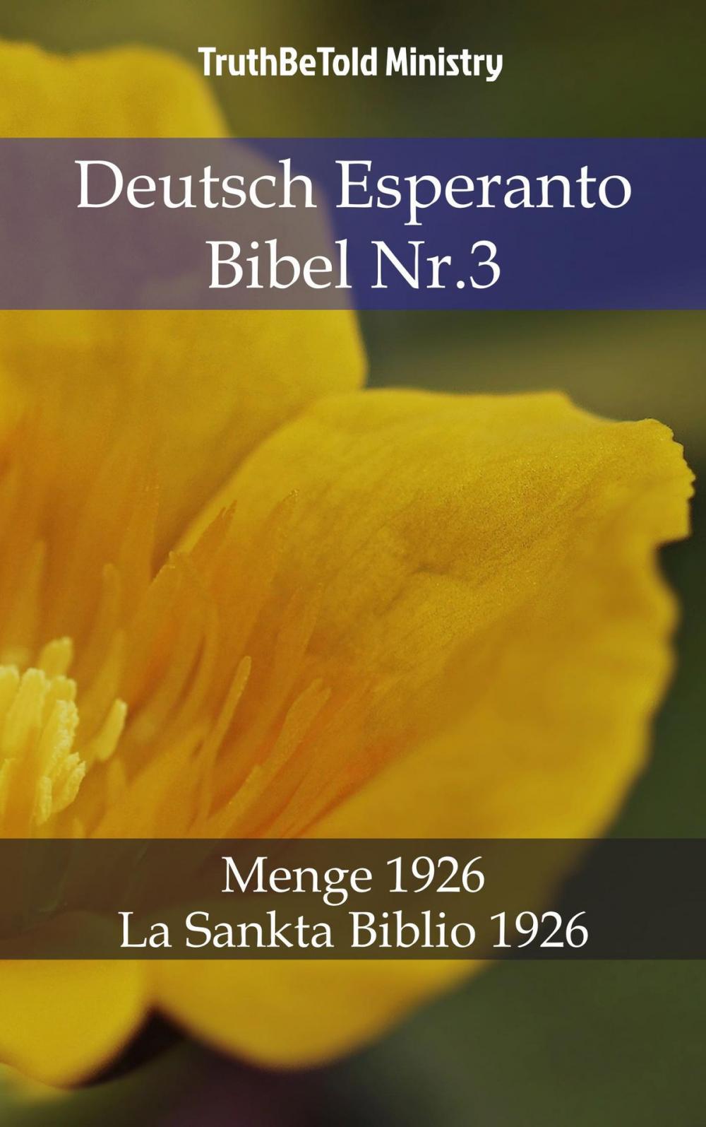 Big bigCover of Deutsch Esperanto Bibel Nr.3