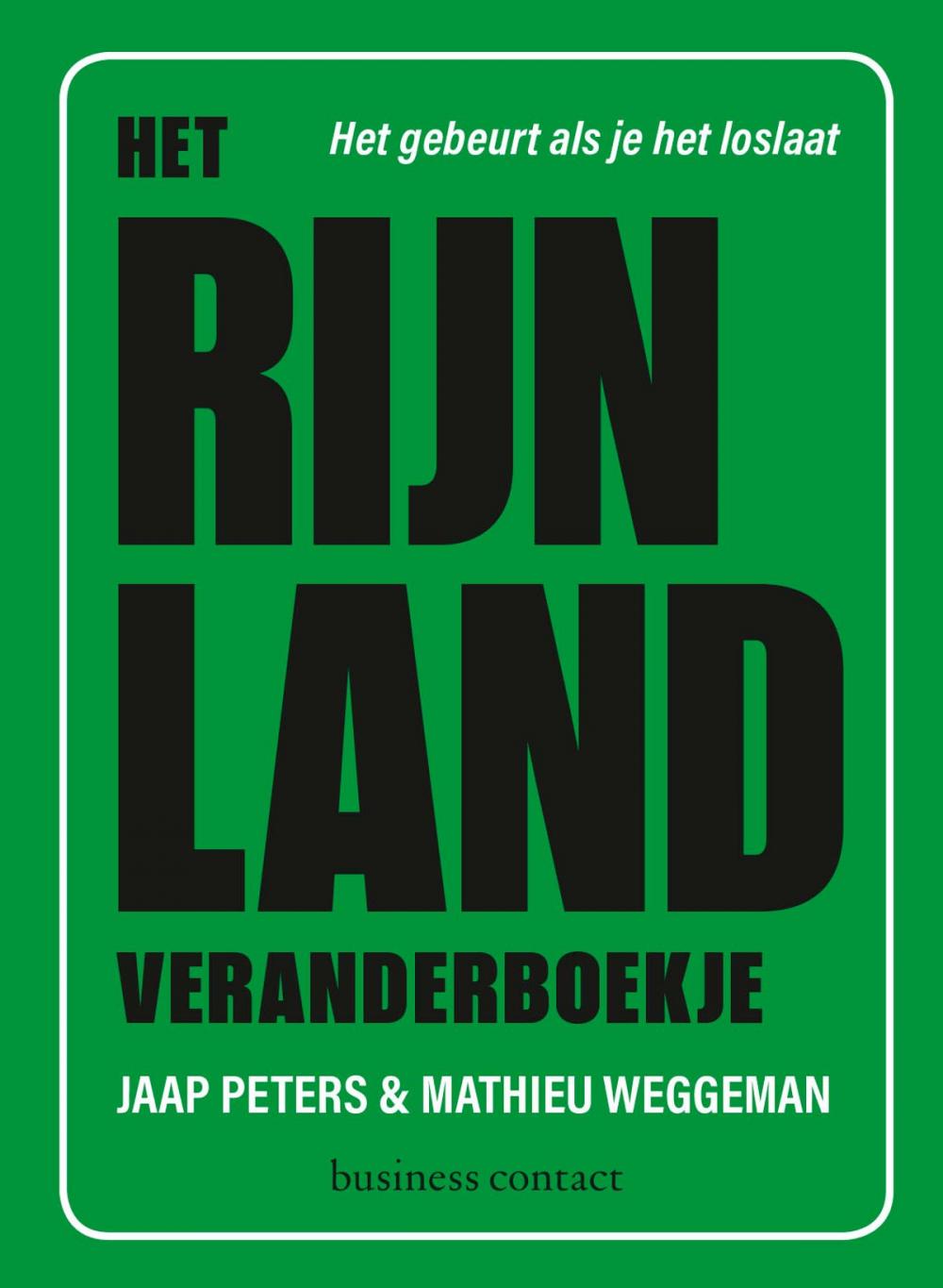 Big bigCover of Het Rijnland veranderboekje