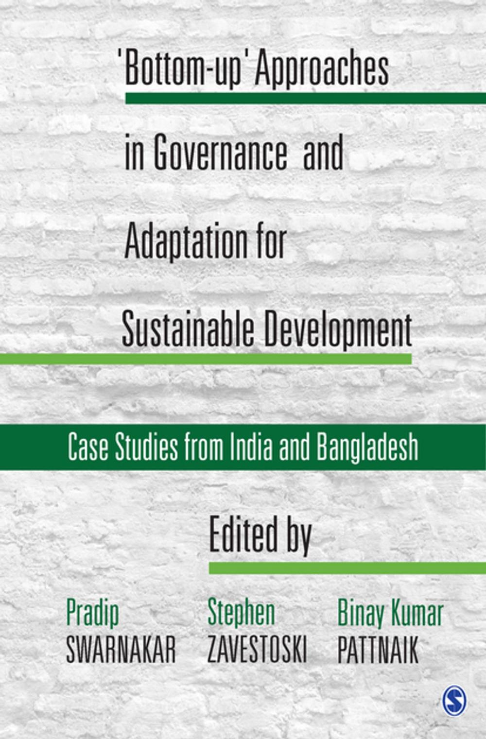 Big bigCover of ‘Bottom-up’ Approaches in Governance and Adaptation for Sustainable Development