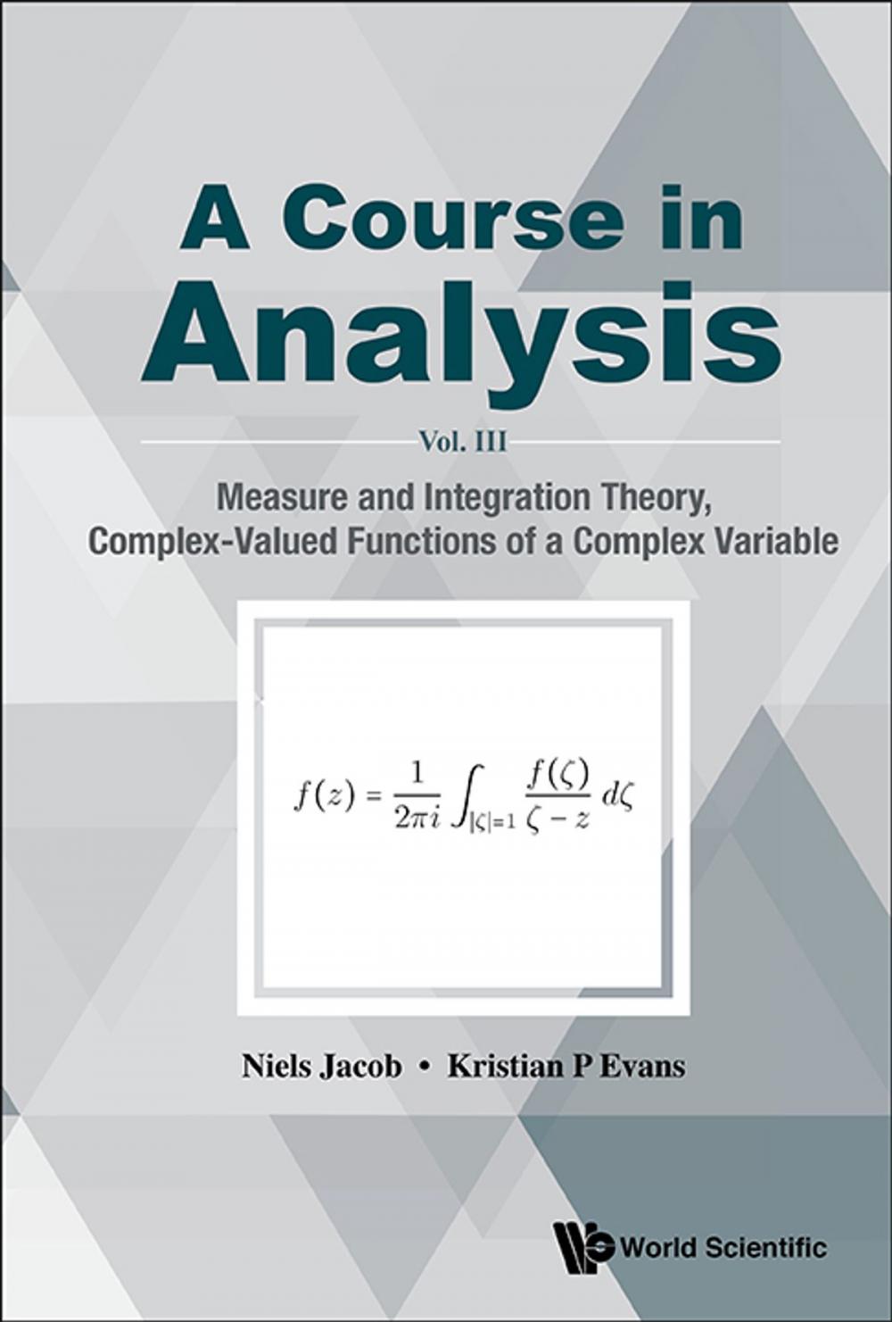 Big bigCover of A Course in Analysis