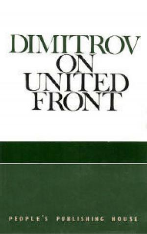 Book cover of Dimitrov on United Front