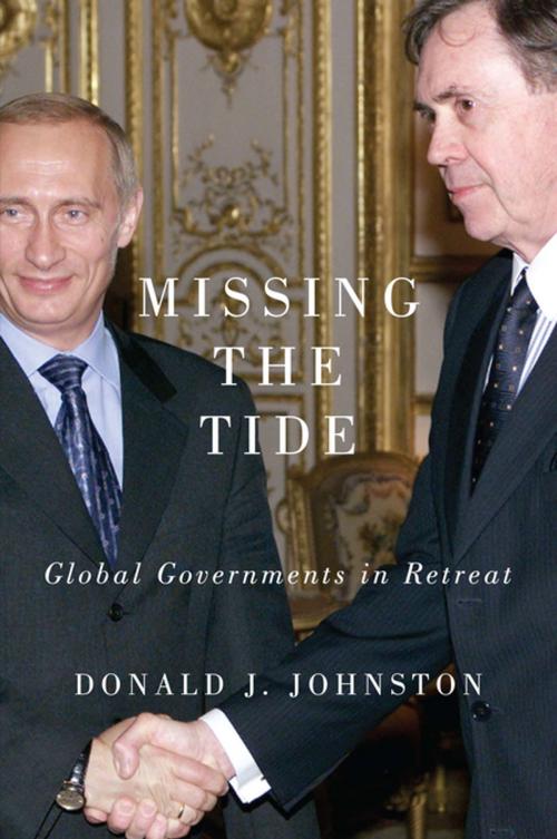 Cover of the book Missing the Tide by Donald J. Johnston, MQUP