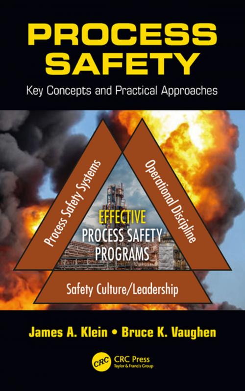 Cover of the book Process Safety by James A. Klein, Bruce K. Vaughen, CRC Press