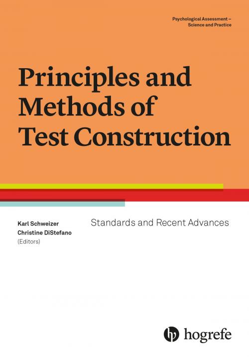 Cover of the book Principles and Methods of Test Construction by , Hogrefe Publishing