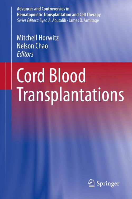 Cover of the book Cord Blood Transplantations by , Springer International Publishing