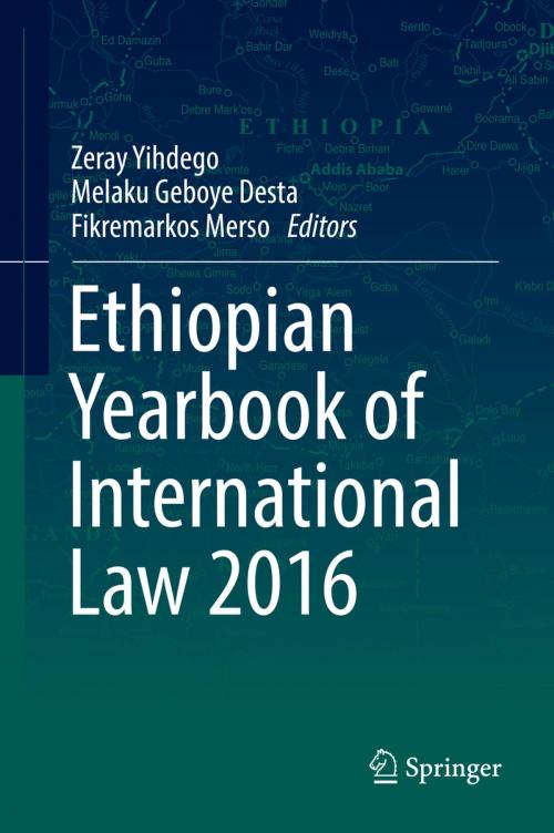 Cover of the book Ethiopian Yearbook of International Law 2016 by , Springer International Publishing