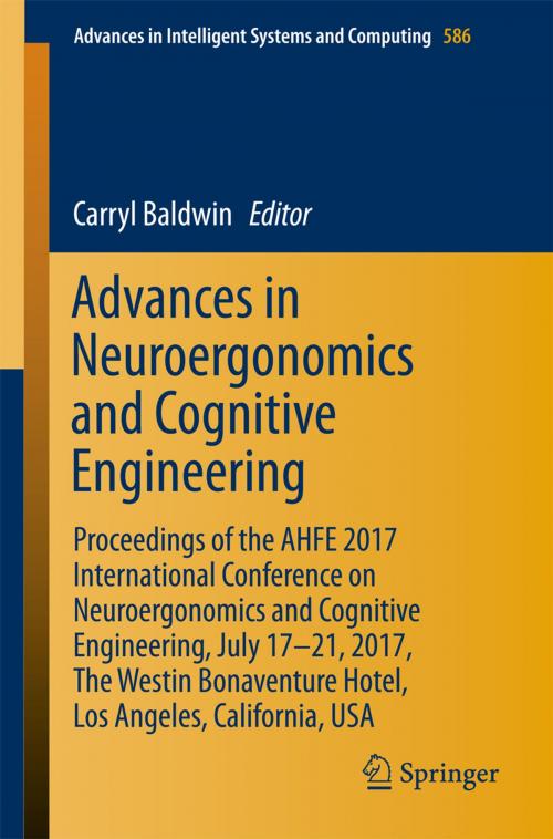 Cover of the book Advances in Neuroergonomics and Cognitive Engineering by , Springer International Publishing