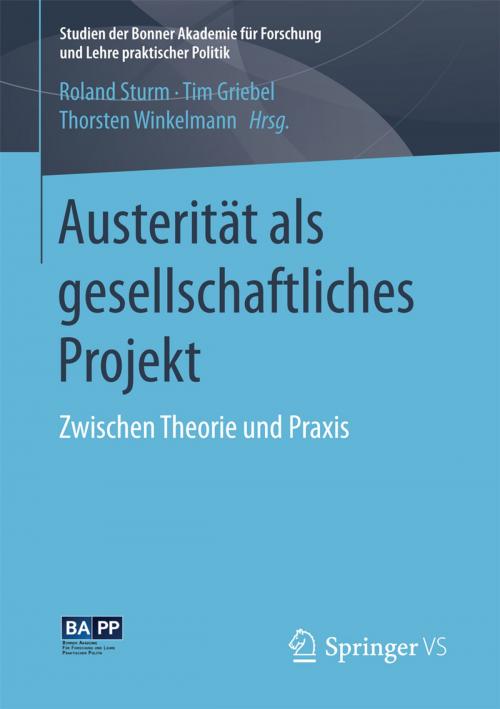 Cover of the book Austerität als gesellschaftliches Projekt by , Springer Fachmedien Wiesbaden