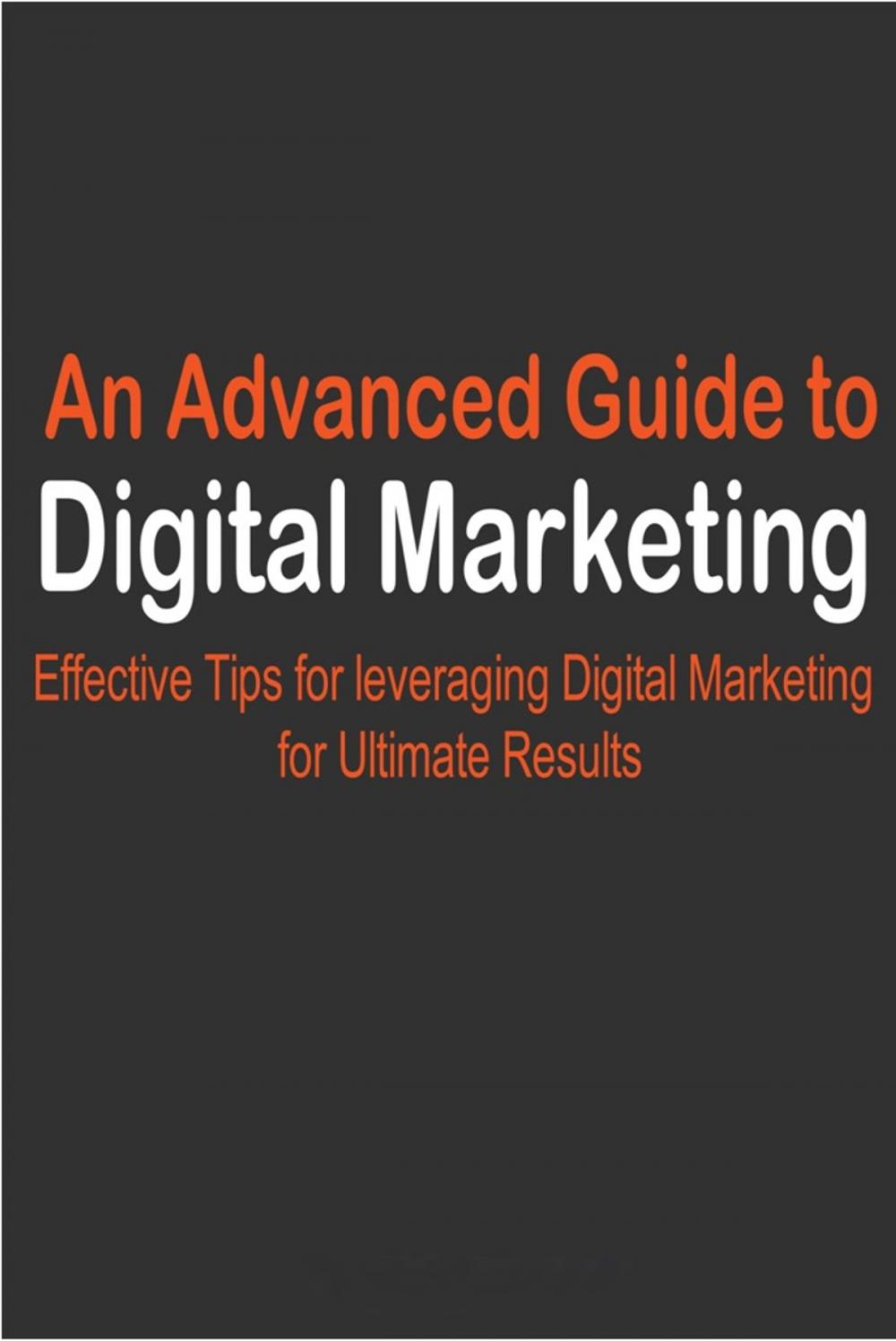 Big bigCover of Advanced Guide to Digital Marketing