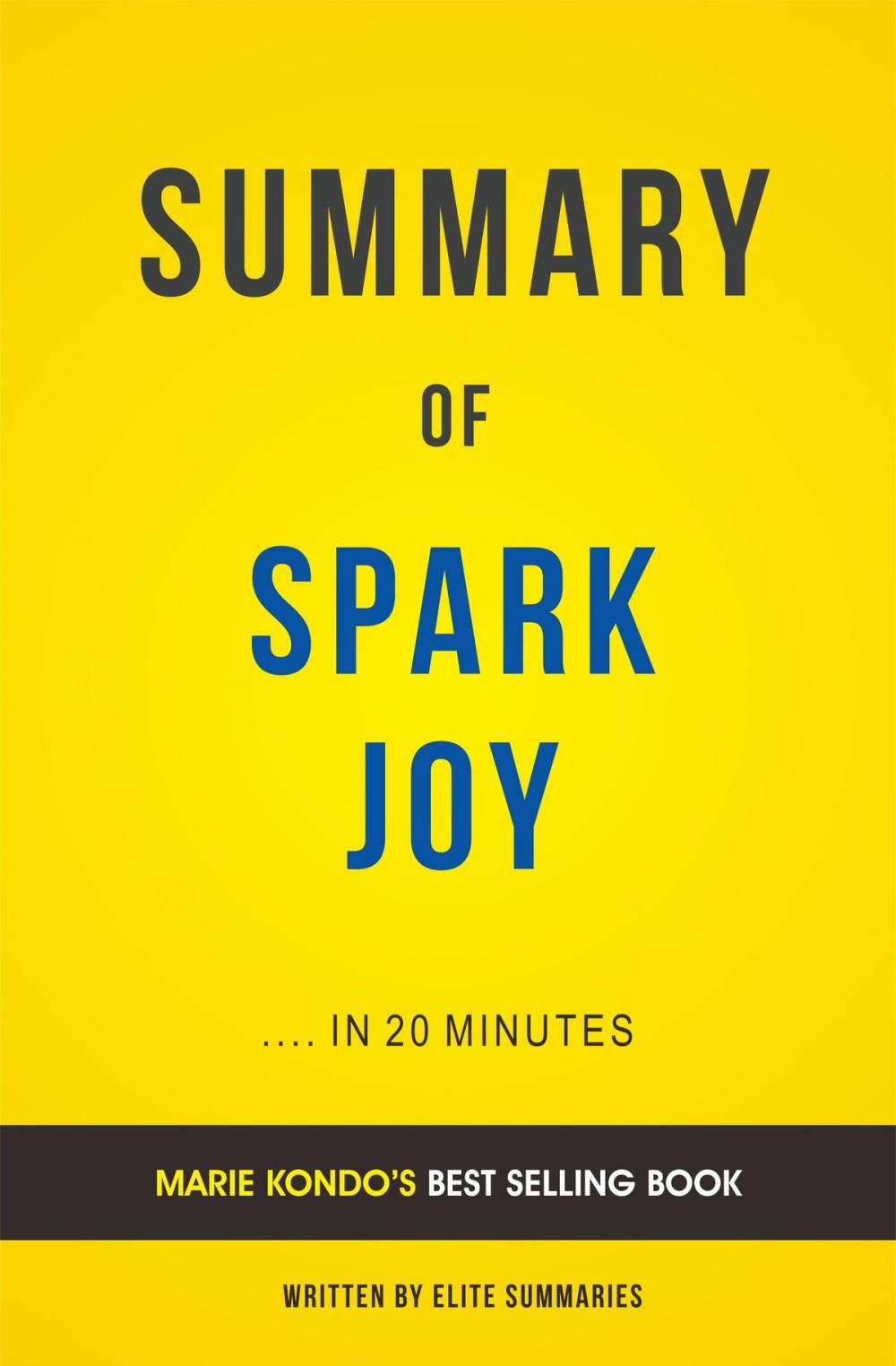 Big bigCover of Summary of Spark Joy: by Brené Brown | Includes Analysis