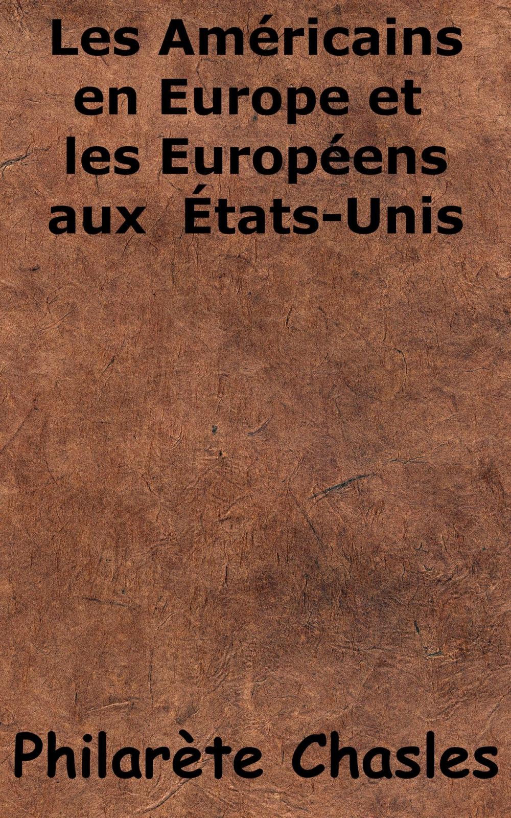 Big bigCover of Les Américains en Europe et les Européens aux États-Unis