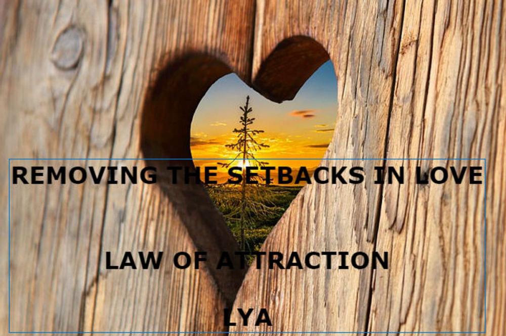 Big bigCover of REMOVING THE SETBACKS IN LOVE LAW OF ATTRACTION