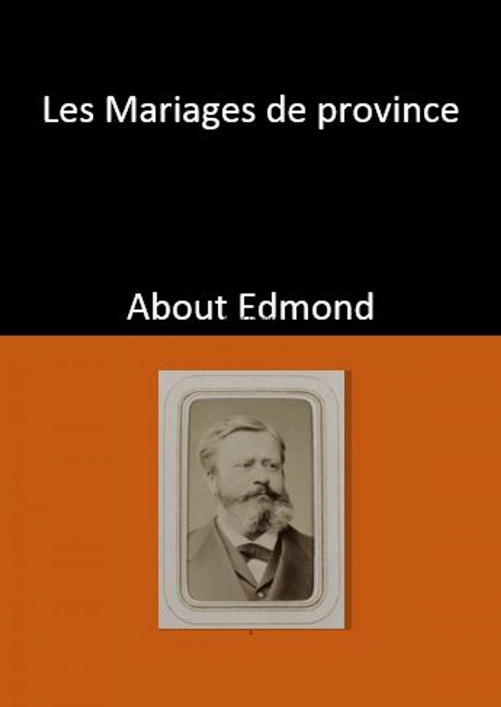 Big bigCover of Les Mariages de province