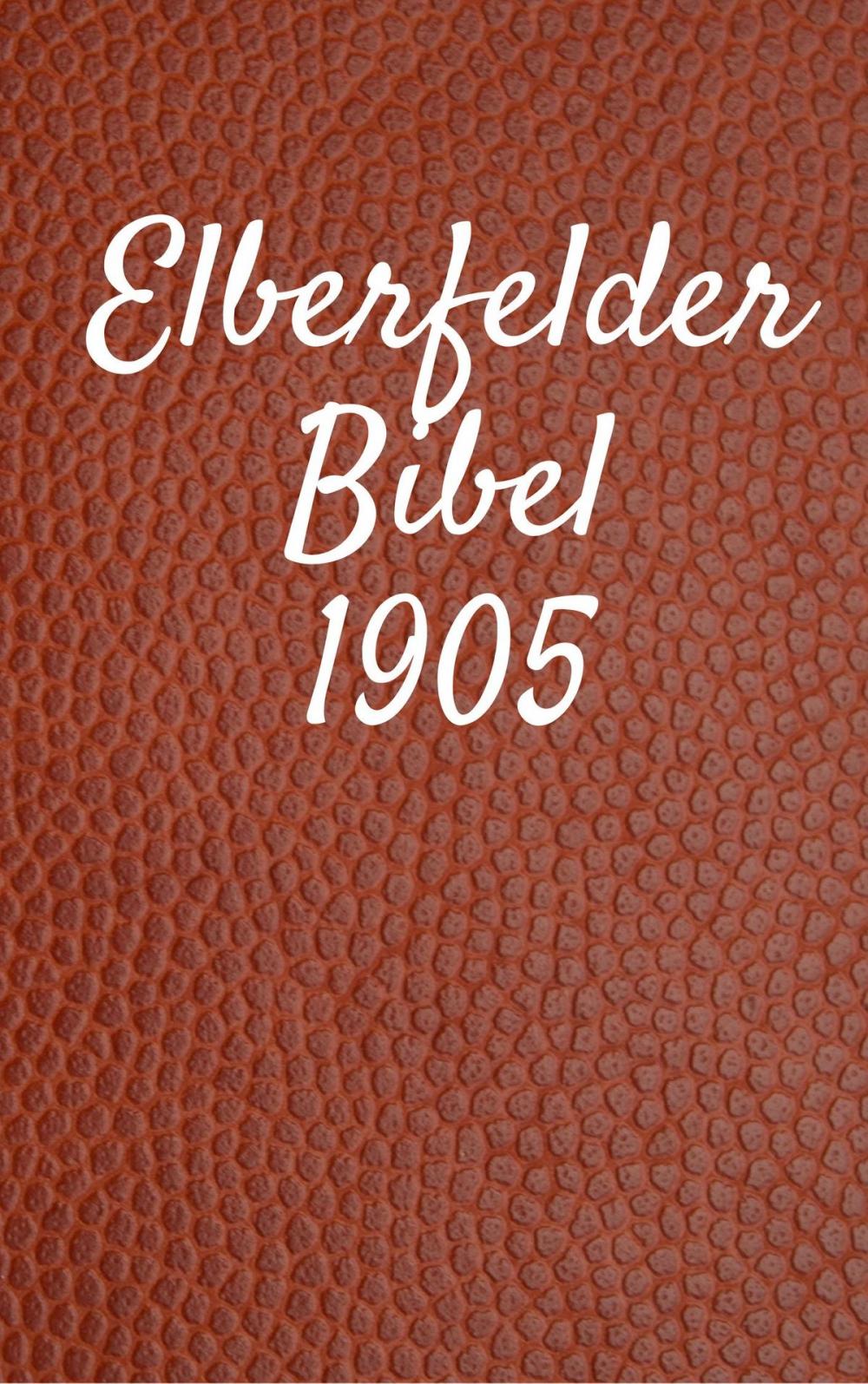 Big bigCover of Elberfelder Bibel 1905