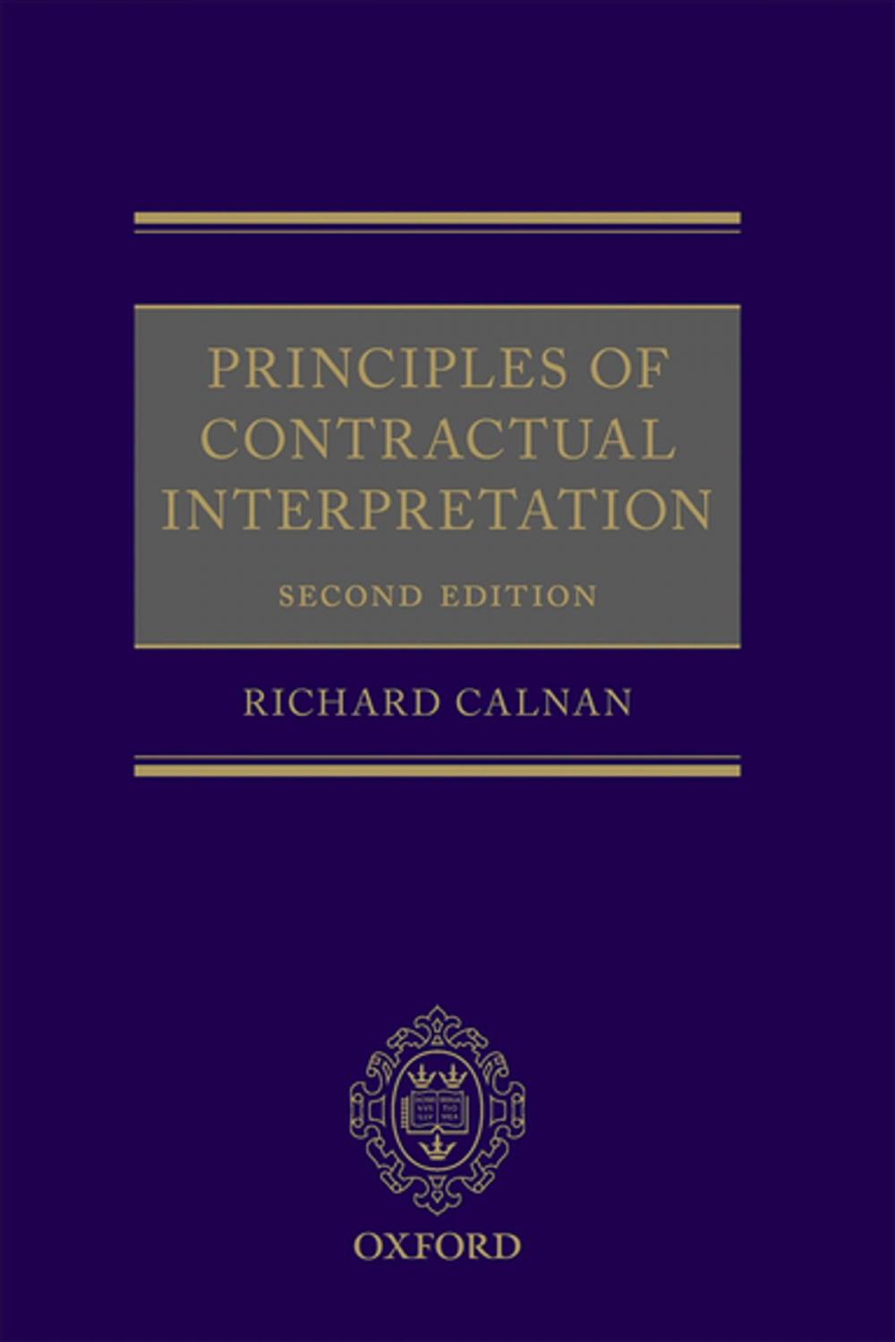 Big bigCover of Principles of Contractual Interpretation