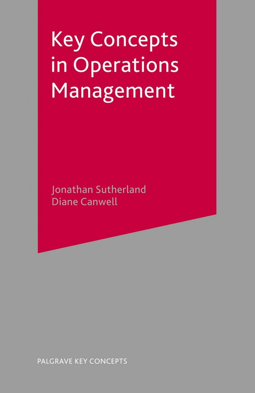 Big bigCover of Key Concepts in Operations Management