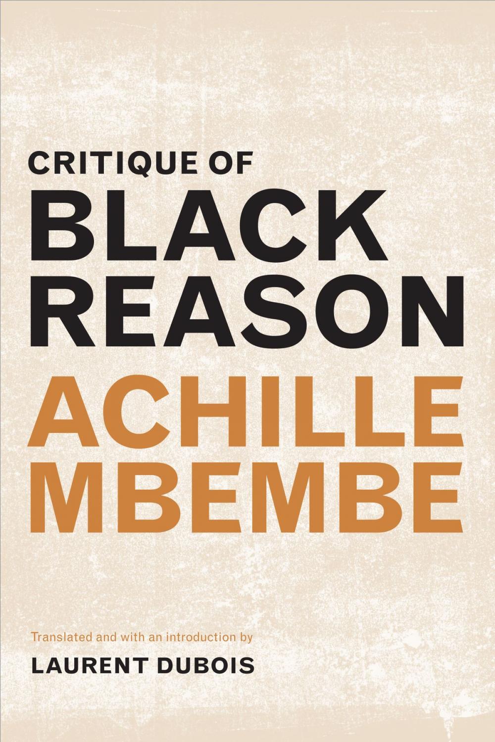 Big bigCover of Critique of Black Reason