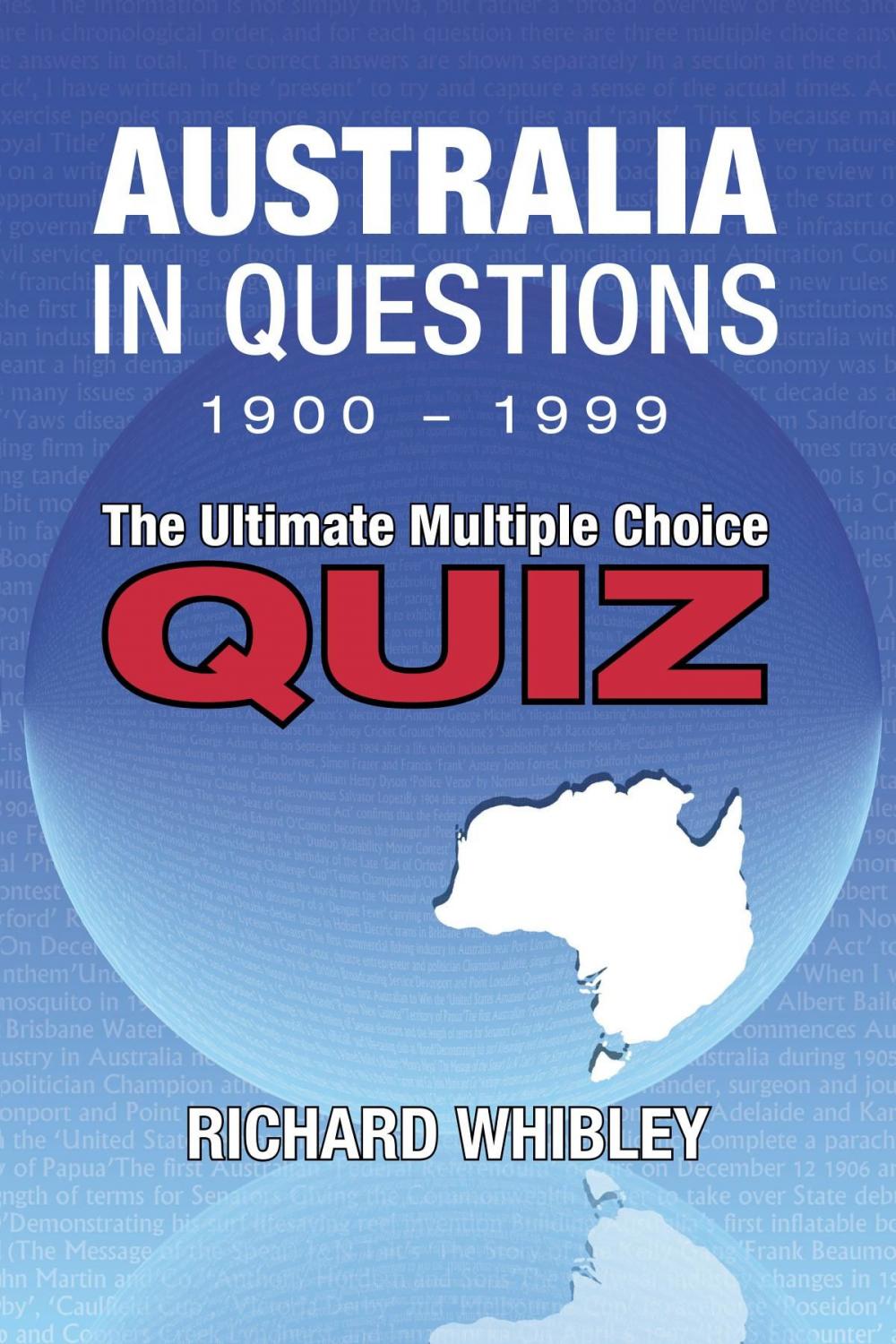 Big bigCover of Australia in Questions, 1900 - 1999