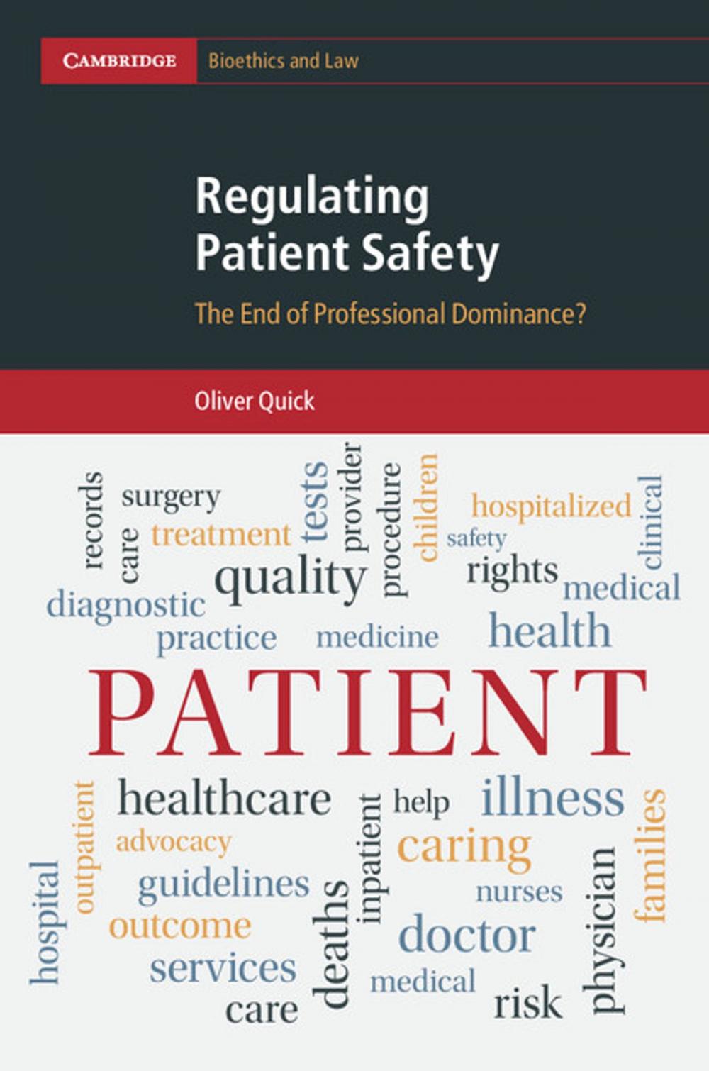 Big bigCover of Regulating Patient Safety