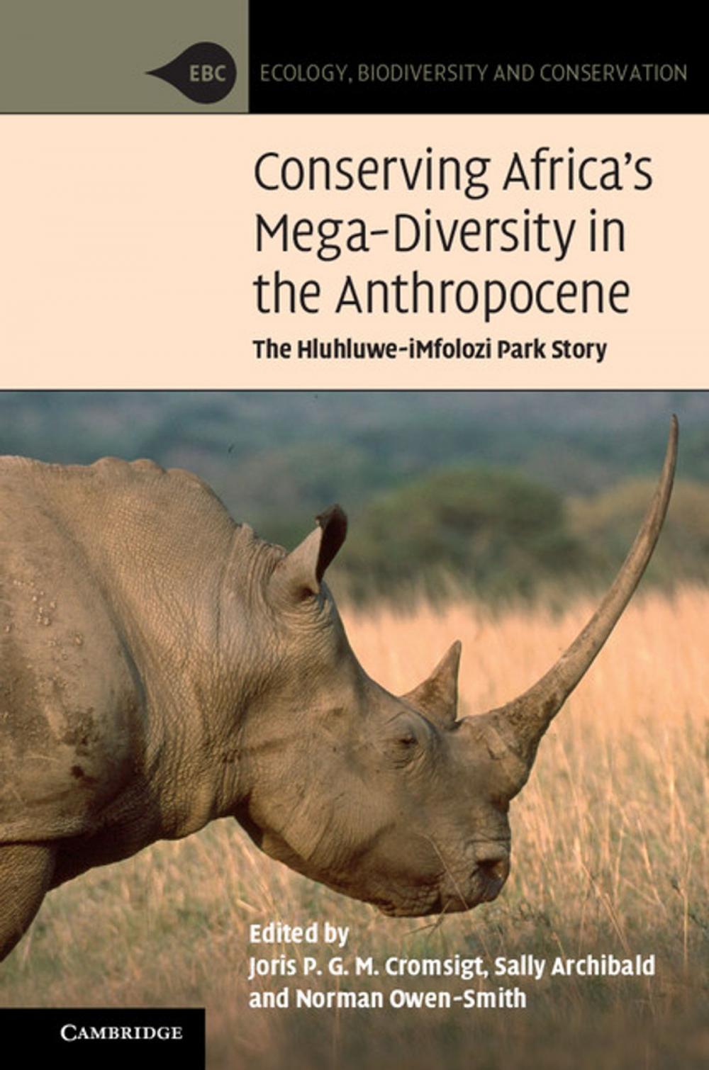 Big bigCover of Conserving Africa's Mega-Diversity in the Anthropocene