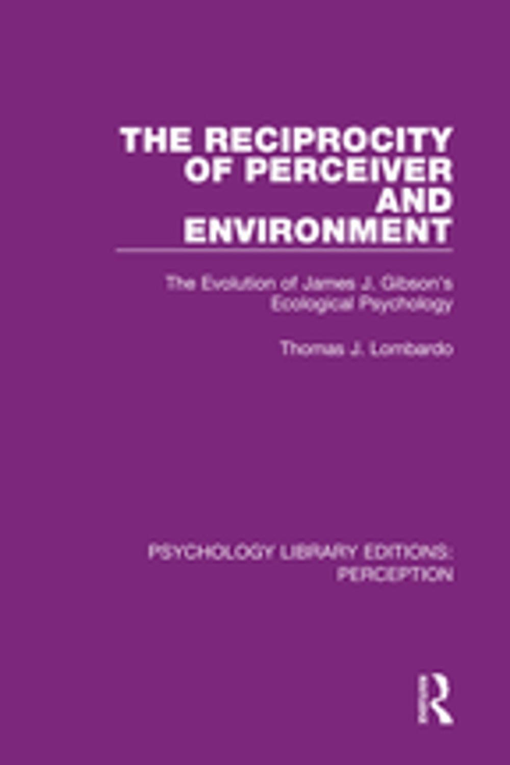 Big bigCover of The Reciprocity of Perceiver and Environment