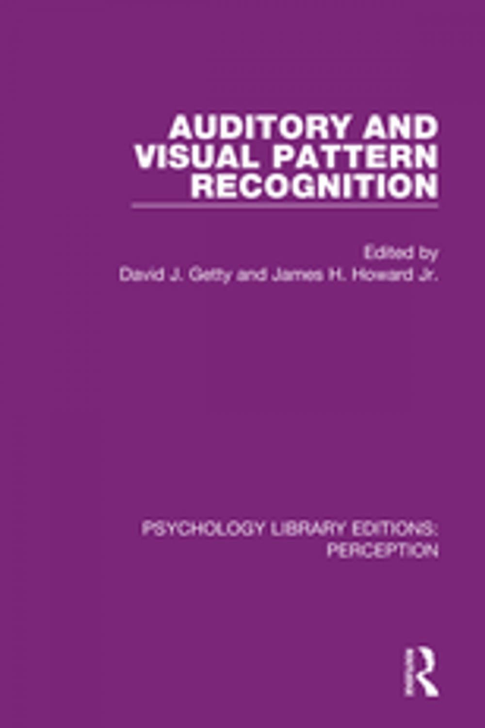 Big bigCover of Auditory and Visual Pattern Recognition