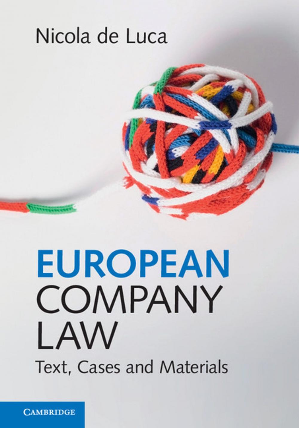 Big bigCover of European Company Law