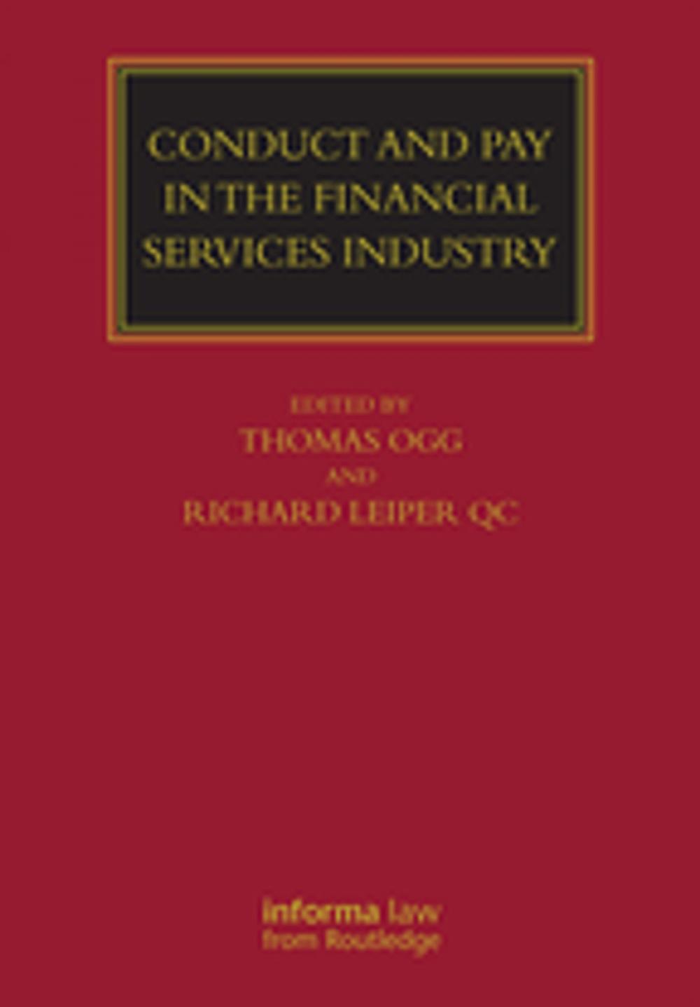 Big bigCover of Conduct and Pay in the Financial Services Industry