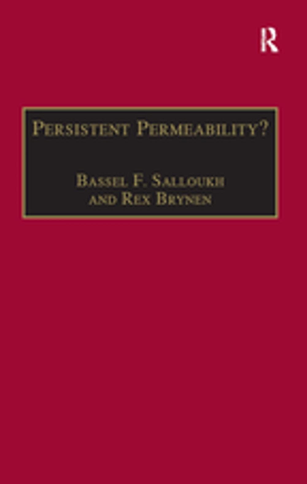 Big bigCover of Persistent Permeability?