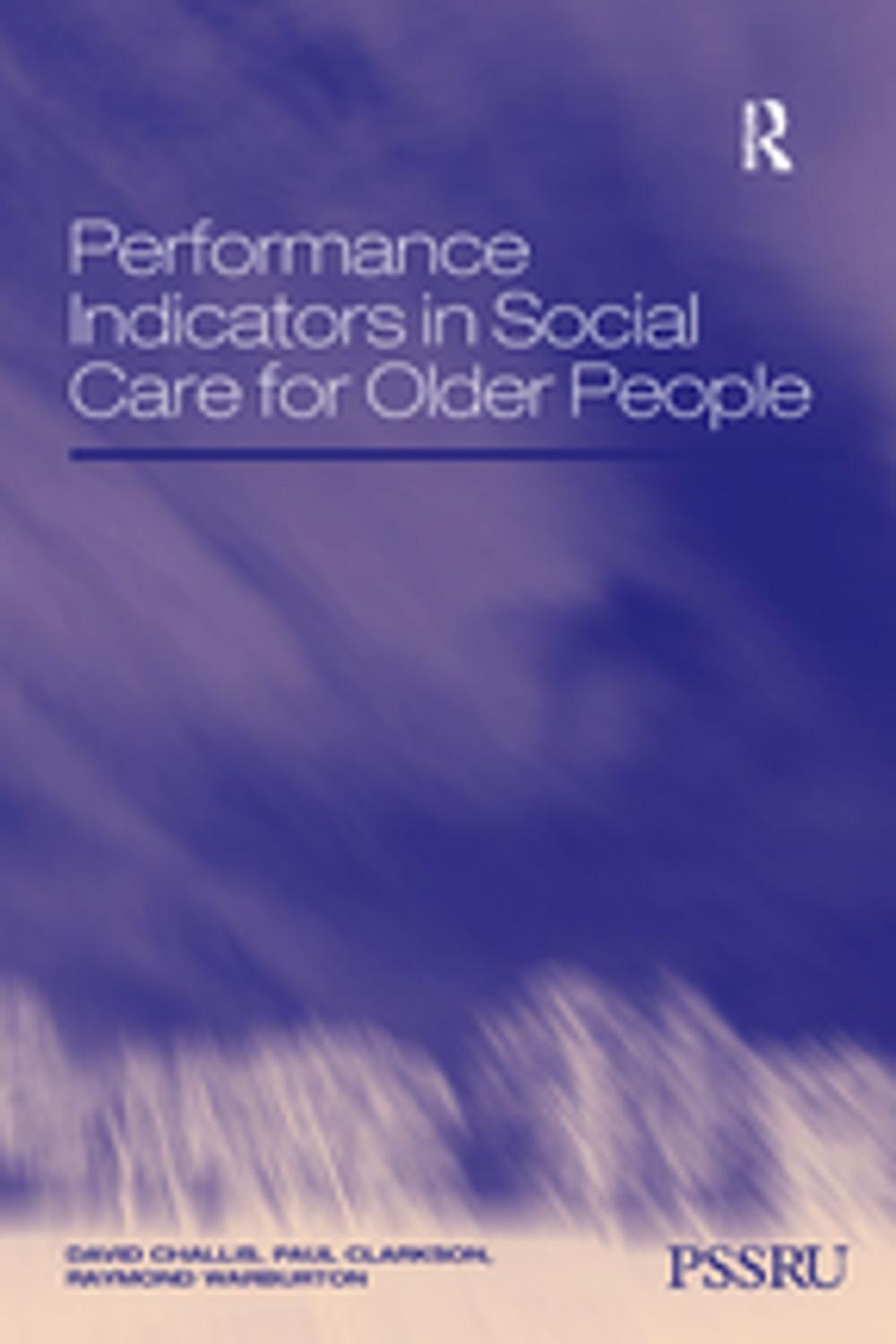 Big bigCover of Performance Indicators in Social Care for Older People