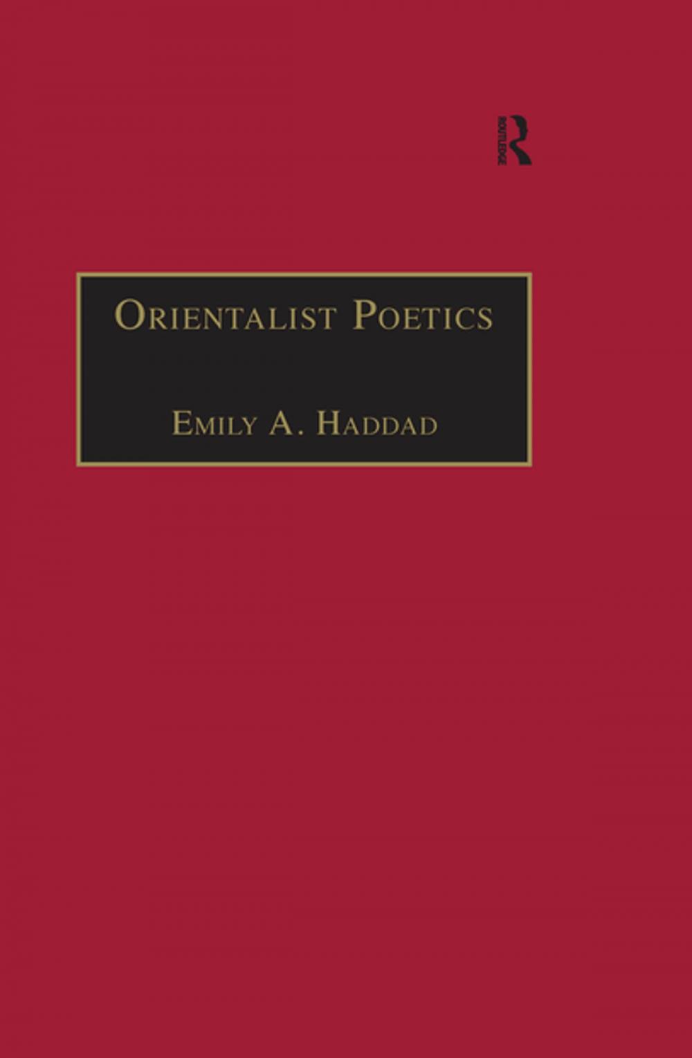 Big bigCover of Orientalist Poetics