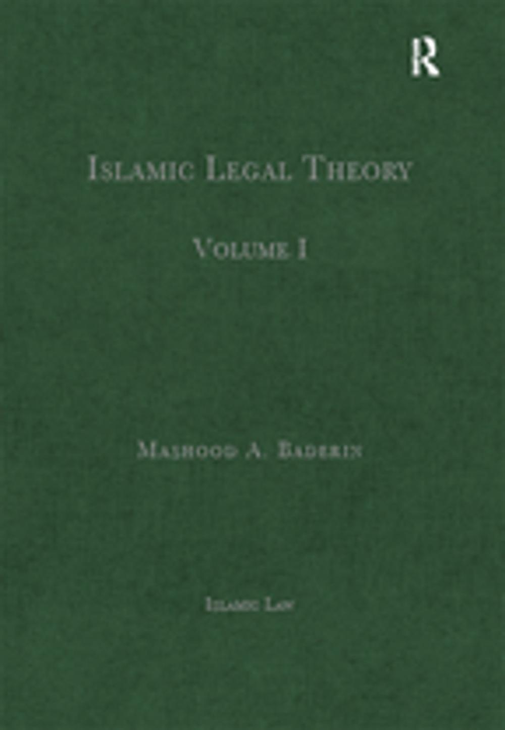 Big bigCover of Islamic Legal Theory