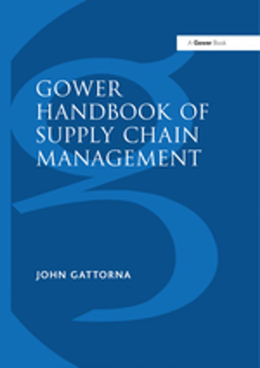 Big bigCover of Gower Handbook of Supply Chain Management