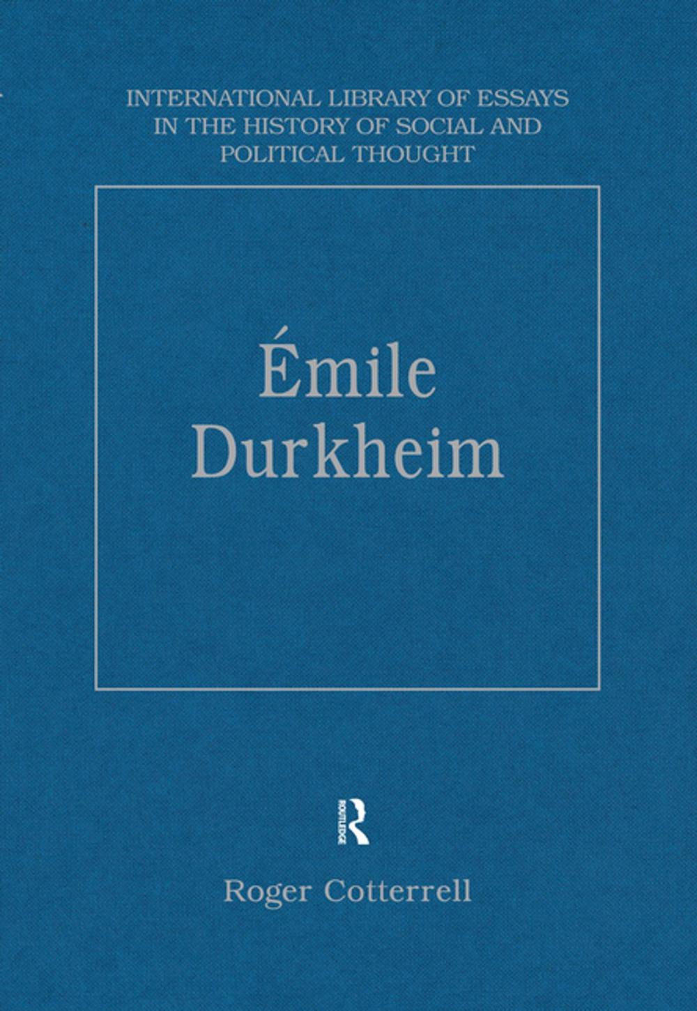 Big bigCover of Émile Durkheim