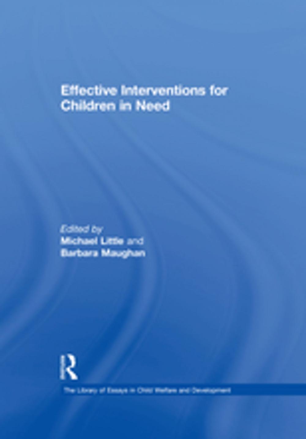 Big bigCover of Effective Interventions for Children in Need