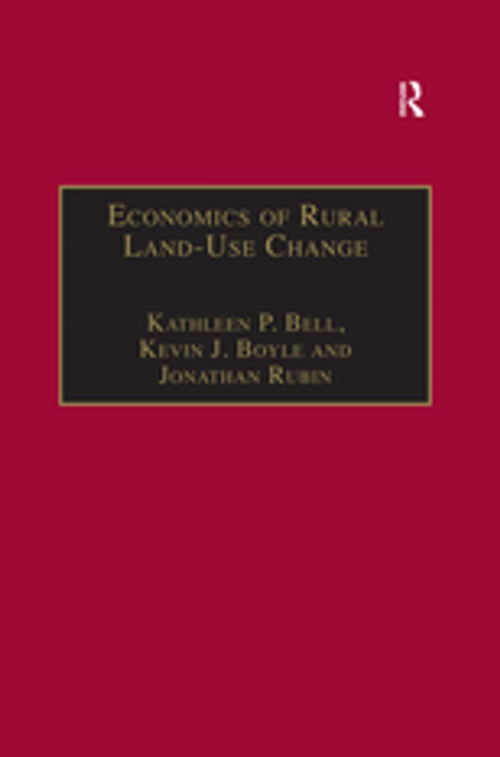 Big bigCover of Economics of Rural Land-Use Change