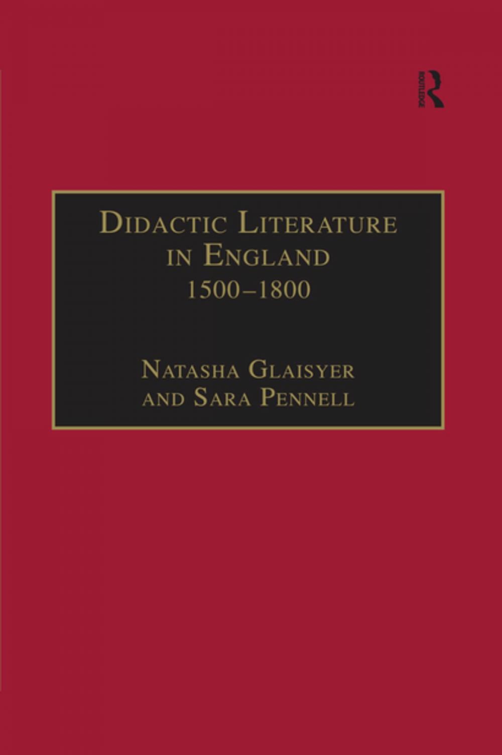 Big bigCover of Didactic Literature in England 1500–1800