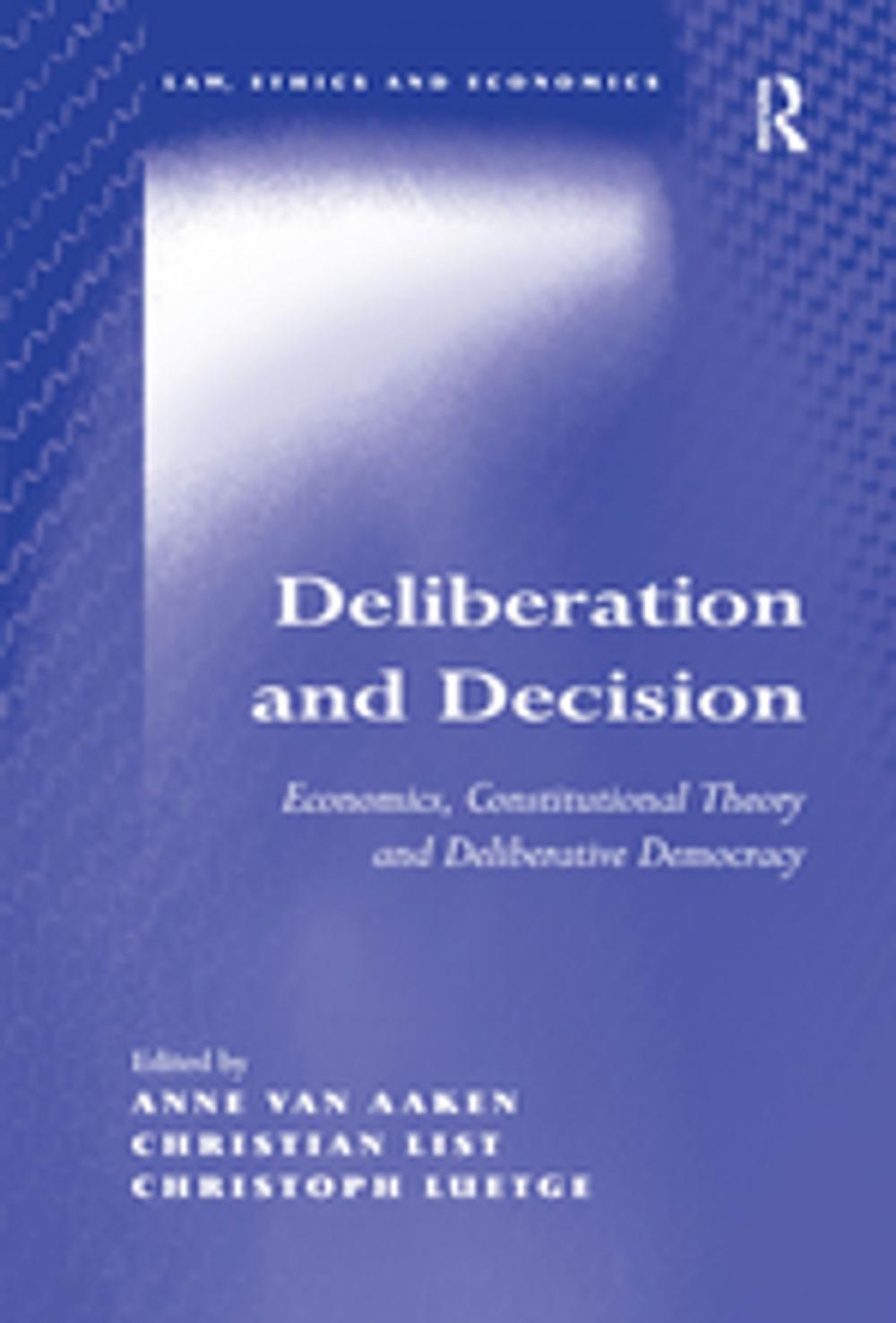 Big bigCover of Deliberation and Decision