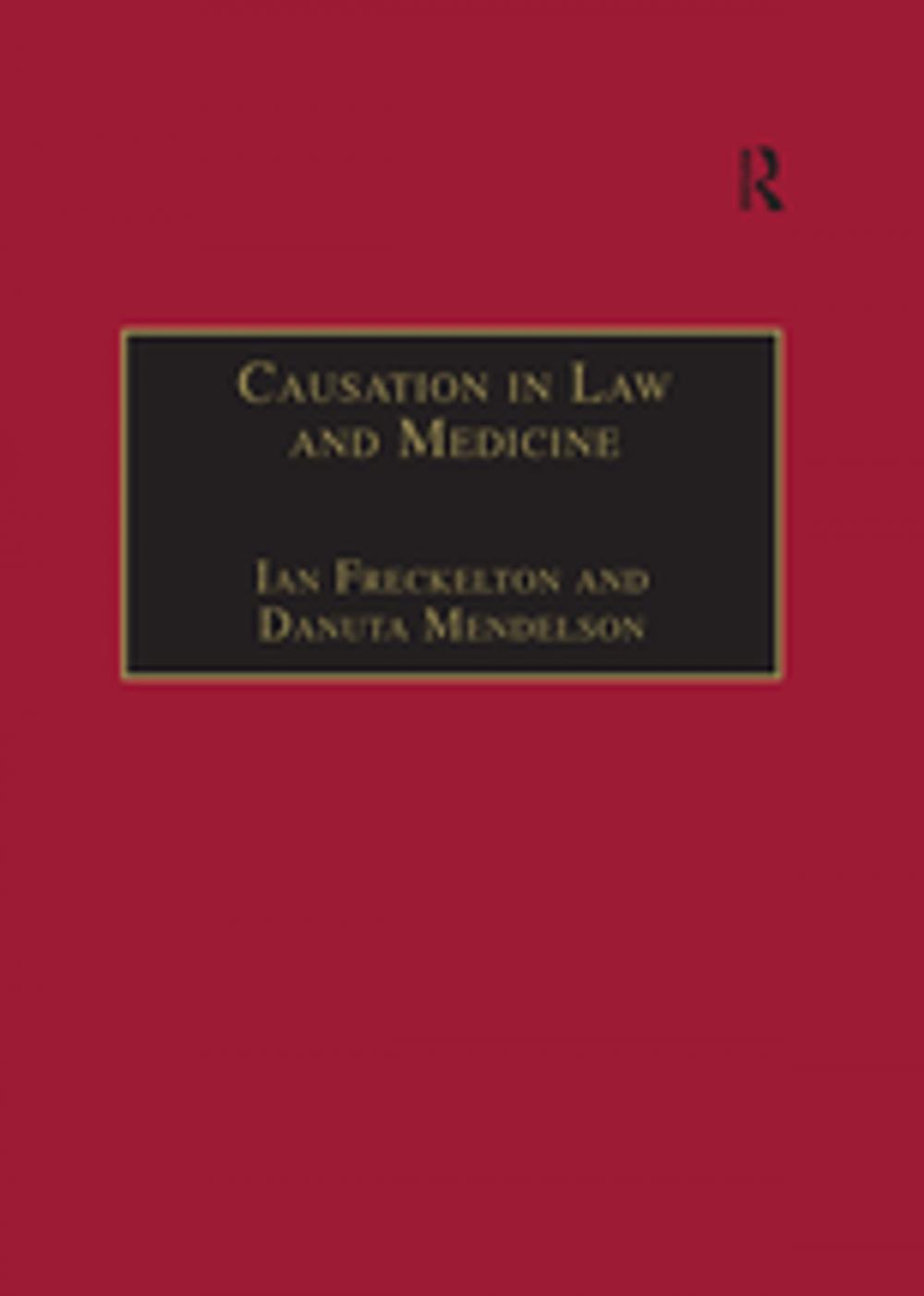 Big bigCover of Causation in Law and Medicine